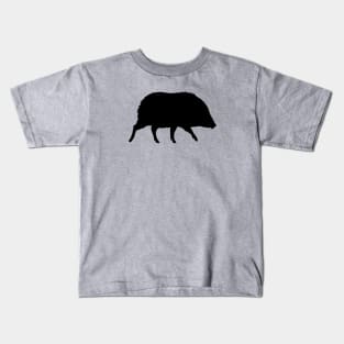 Javelina Silhouette Kids T-Shirt